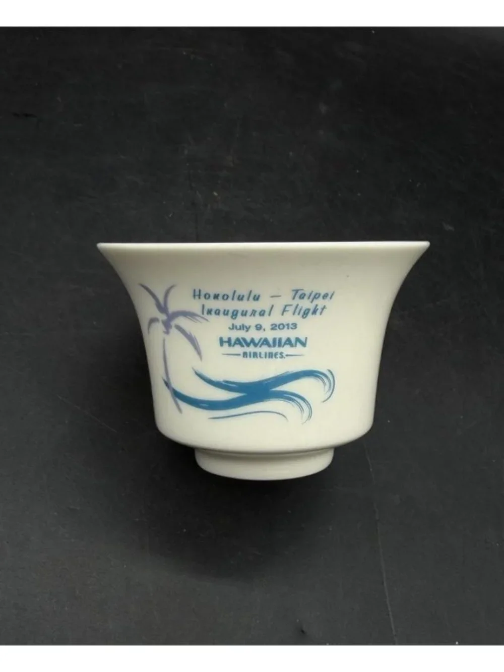 Hawaiian Airlines Inaugural Flight Honolulu to Taipei 2013 Gaiwan Cup Only